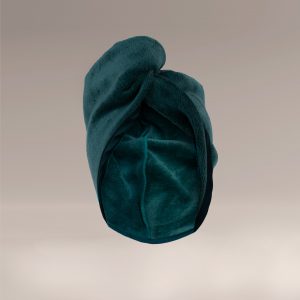 Turban do suszenia włosów BUTELKOWA ZIELEŃ